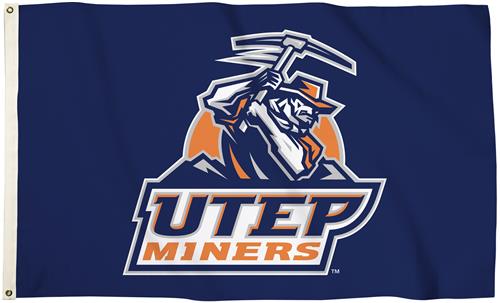 Collegiate UTEP 3'x5' Flag w/Grommets
