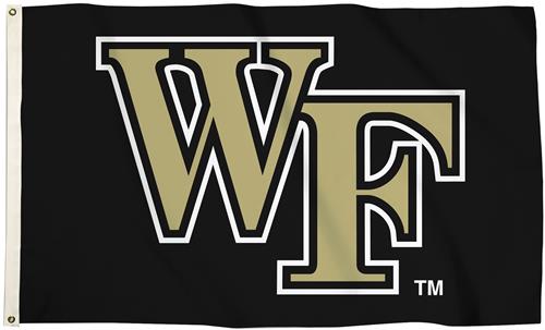 Collegiate Wake Forest Logo 3'x5' Flag w/Grommets