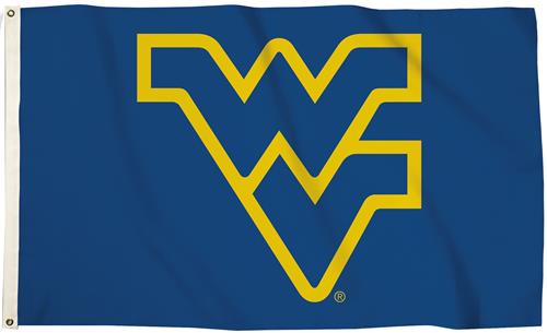 Collegiate West Virginia Logo 3'x5' Flag w/Grommet