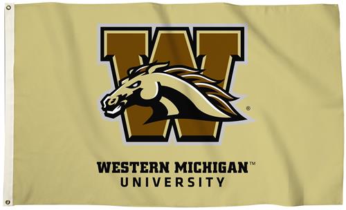 Collegiate Western Michigan 3'x5' Flag w/Grommet