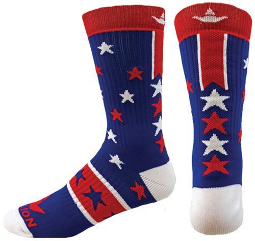 Red Lion Bold Crew Socks - Closeout