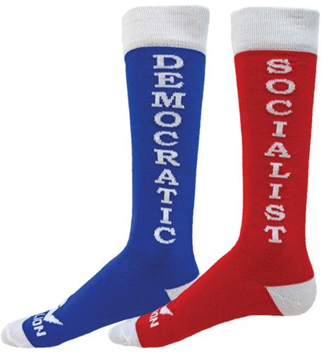 Red Lion Democratic/Socialist Over Calf Socks CO