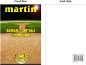 Martin Sports Baseball/Softball Line-Up Cards