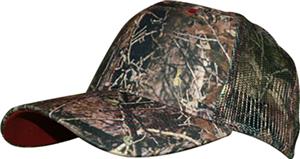 ROCKPOINT Extreme Outdoor Camo Mesh Cap. Embroidery is available on this item.