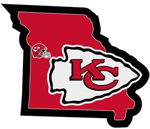 NFL Kansas City Chiefs Home State Decal - Fan Gear