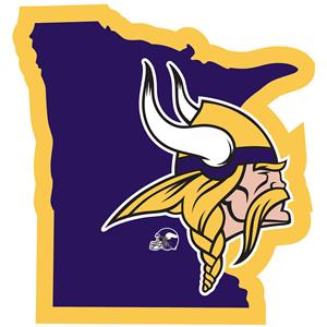 NFL Minnesota Vikings Home State Decal - Fan Gear