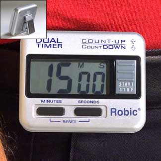 Robics DUAL Sports Timer/COUNTS UP & DOWN