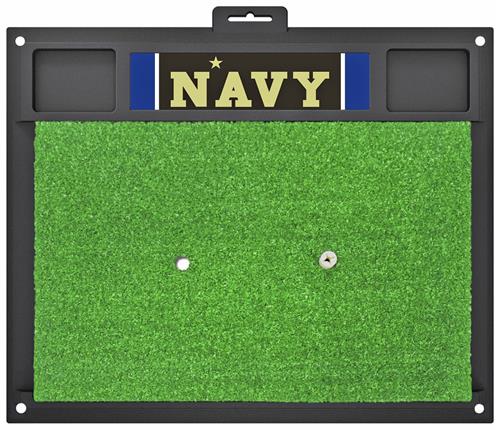Fan Mats NCAA U.S. Naval Academy Golf Hitting Mat
