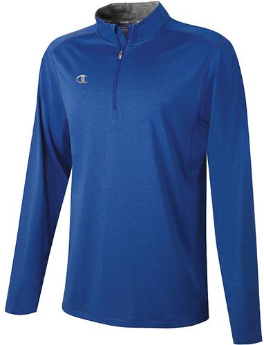 Champion Adult Vapor Heathered 1/4 Zip Pullover. Decorated in seven days or less.