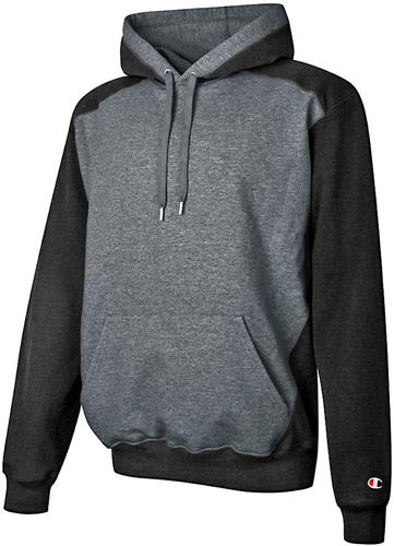 Champion Double Dry Eco Colorblocked Fleece Hoodie. Decorated in seven days or less.