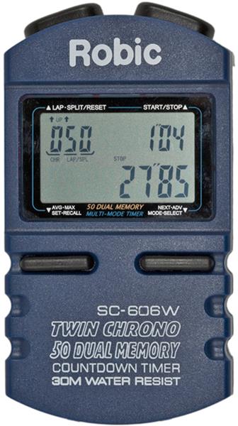 Robic Timers SC-606W 50 Memory Chronograph