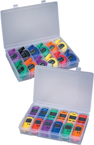 12-Pack Stopwatch Carrying & Storage Case