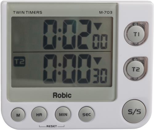 Robic Timers M703 Twin Timers