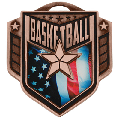 Hasty Awards 2.25" Liberty Basketball Medals M-742. Personalization is available on this item.