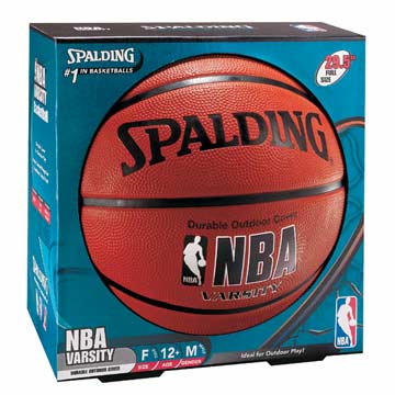 Spalding NBA Varsity Rubber Outdoor Basketballs