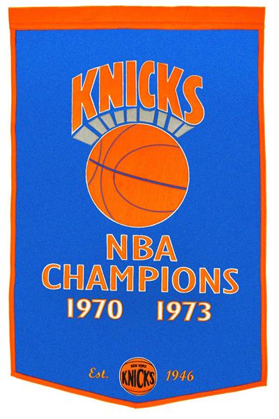 Winning Streak NBA New York Knicks Dynasty Banner