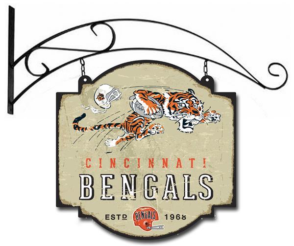Winning Streak NFL Bengals Vintage Tavern Sign