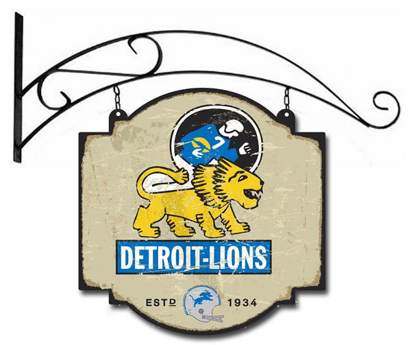 Winning Streak NFL Lions Vintage Tavern Sign