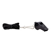 Large Plastic Whistle With Lanyard EACH