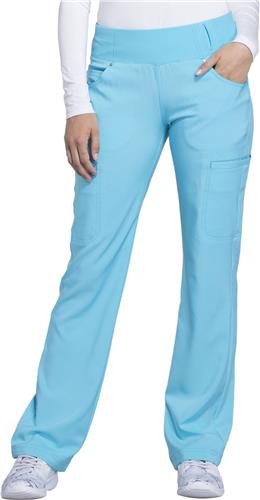 Cheokee iFlex Womens Mid Rise Straight Leg Pant. Embroidery is available on this item.