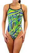 Adoretex Girl's Women's Pro One Piece Athletic Swimsuit (FN031)