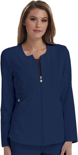 Careisma Women's Contemporary Fit Zip Front Jacket. Embroidery is available on this item.