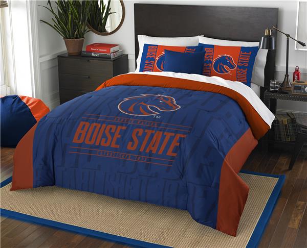 Northwest NCAA Boise St Full/Queen Comforter/Shams