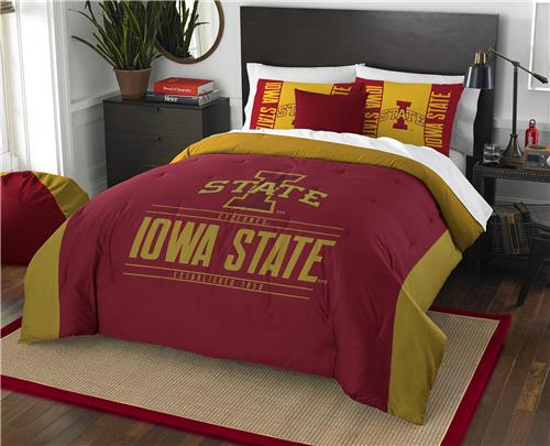 Northwest NCAA Iowa State F/Q Comforter & Shams