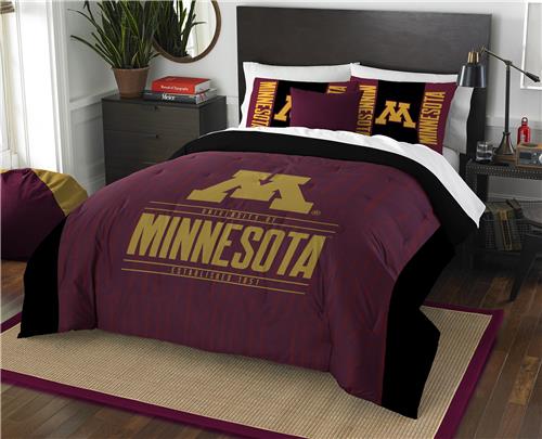 Northwest NCAA Minnesota F/Q Comforter & Shams