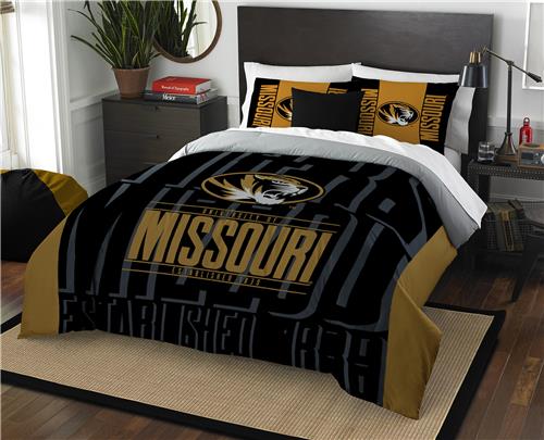 Northwest NCAA Missouri Full/Queen Comforter/Shams