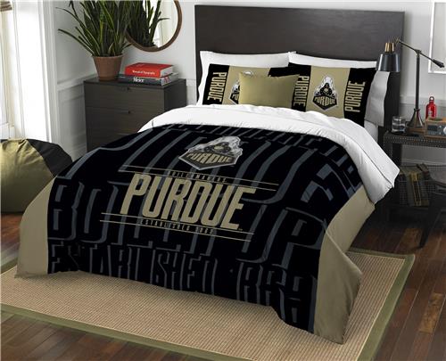 Northwest NCAA Purdue Full/Queen Comforter & Sham