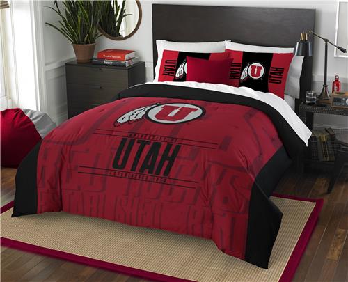Northwest NCAA Utah Full/Queen Comforter & Shams