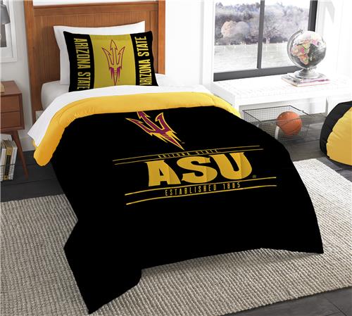 Northwest NCAA Arizona State Twin Comforter & Sham