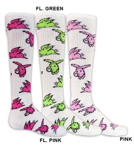 Red Lion Flying Pigs Athletic Socks
