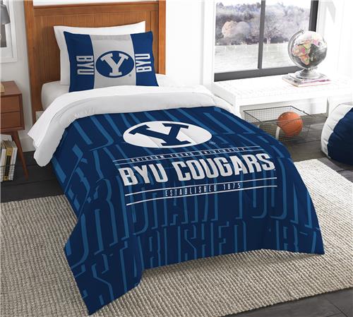 Northwest NCAA BYU Twin Comforter & Sham
