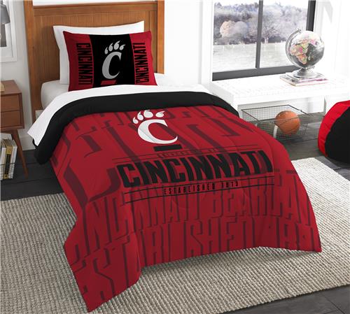 Northwest NCAA Cincinnati Twin Comforter & Sham