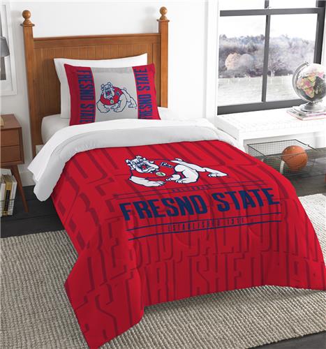 Northwest Fresno State Twin Comforter & Sham