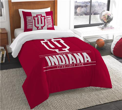 Northwest NCAA Indiana Twin Comforter & Sham