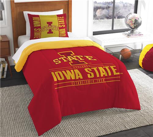 Northwest NCAA Iowa State Twin Comforter & Sham