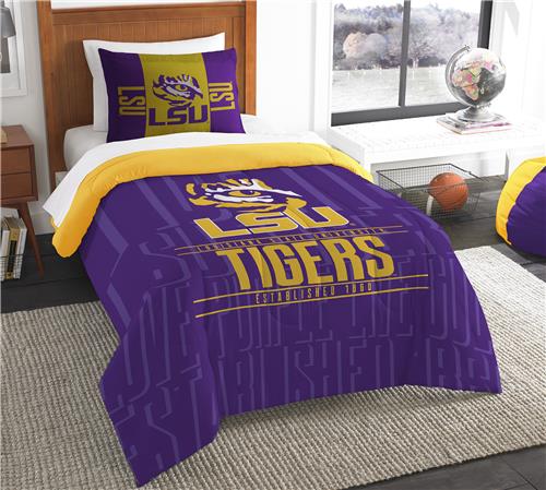Northwest NCAA LSU Twin Comforter & Sham
