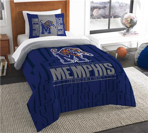Northwest NCAA Memphis Twin Comforter & Sham
