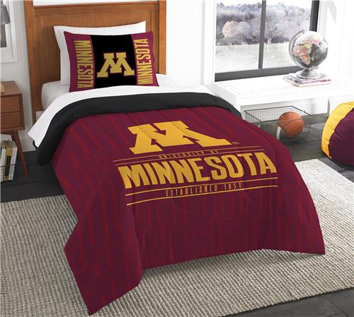 Northwest NCAA Minnesota Twin Comforter & Sham