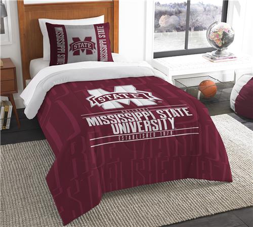 Northwest NCAA Mississippi St. Twin Comforter/Sham