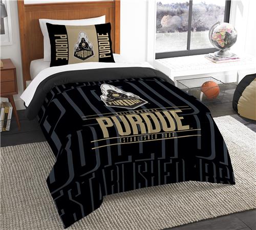 Northwest NCAA Purdue Twin Comforter & Sham