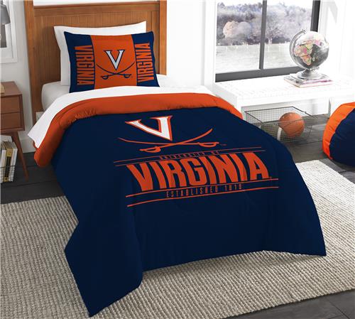 Northwest NCAA Virginia Twin Comforter & Sham