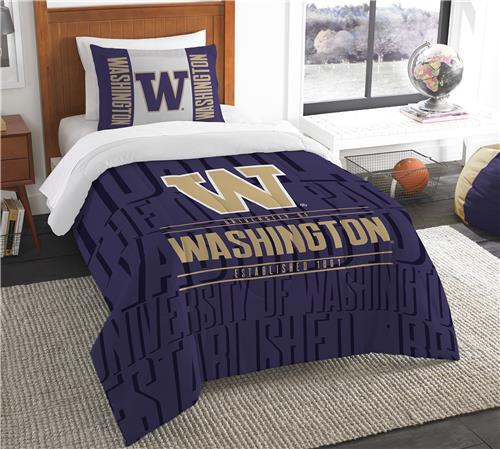 Northwest NCAA Washington Twin Comforter & Sham