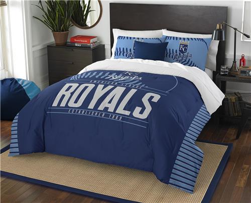 Northwest MLB Royals Full/Queen Comforter & Shams