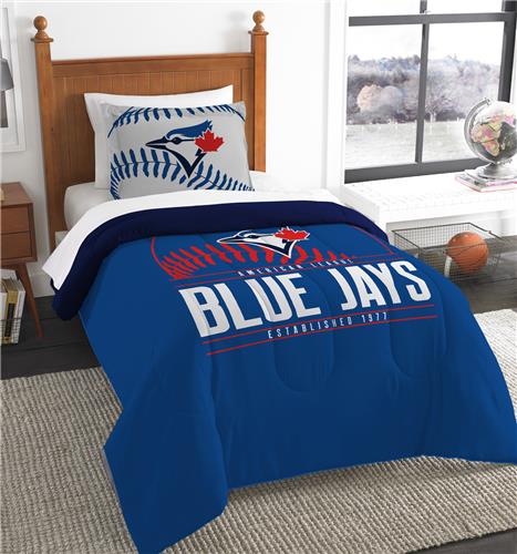 Northwest MLB Blue Jays Twin Comforter & Sham