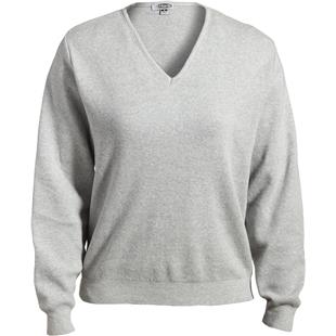 Edwards Womens Cotton V-Neck Sweater