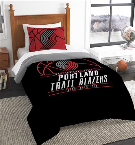 Northwest NBA Trail Blazers Twin Comforter & Sham
